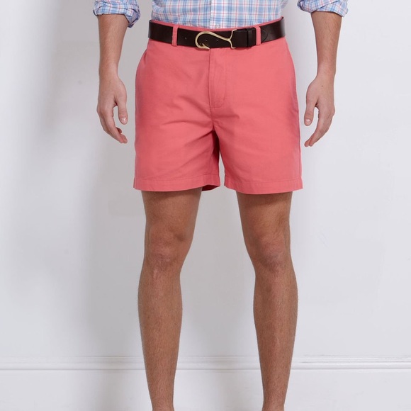 salmon pink shorts
